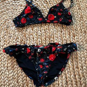J. Crew Floral Swimsuit